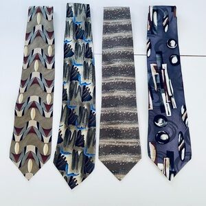 Elegant Men's Patterned Tie Collection
